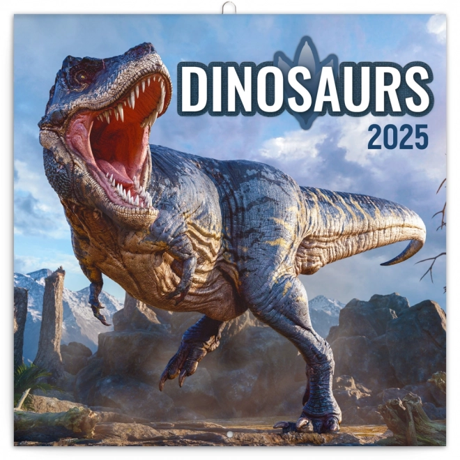 Notique Dinosaur Wall Calendar 2025