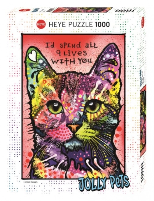 Heye puzzle jolly pets: nine lives 1000 pieces