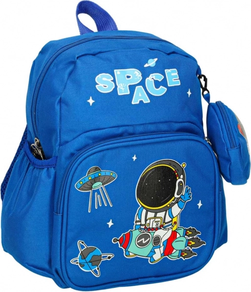 Dětský batoh astronaut pro předškoláky 30x14x23 cm
