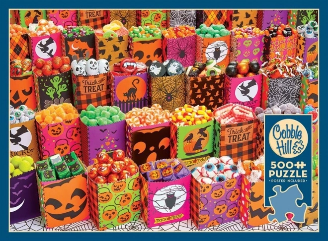 Cobble Hill Halloween Candy Puzzle 500 Pieces