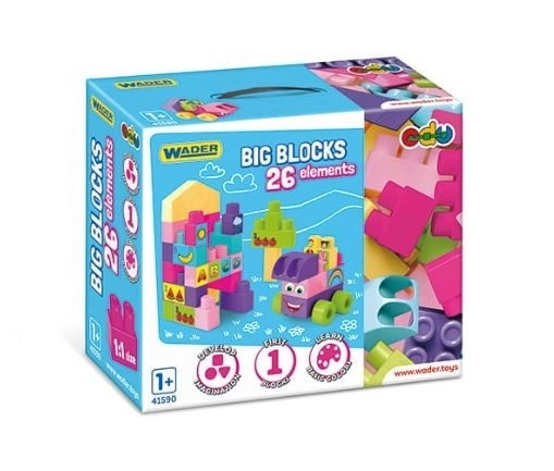 Big Blocks Pink Building Set