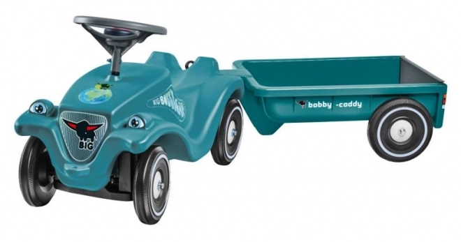 Push Car with Trailer in Turquoise Color