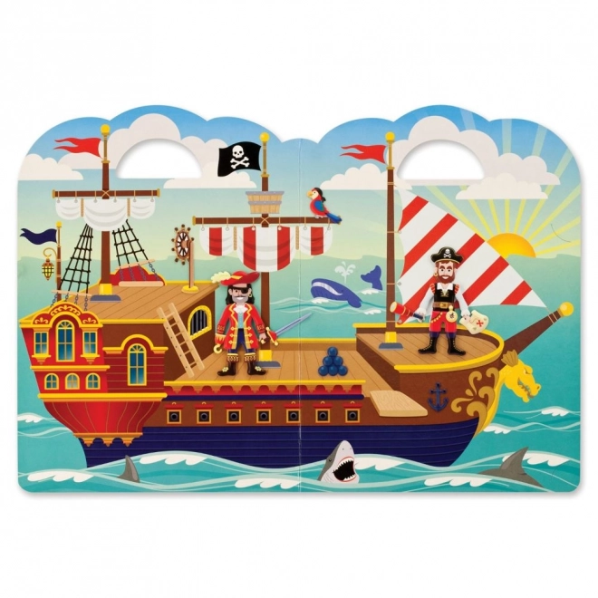 Reusable Puffy Stickers - Pirates