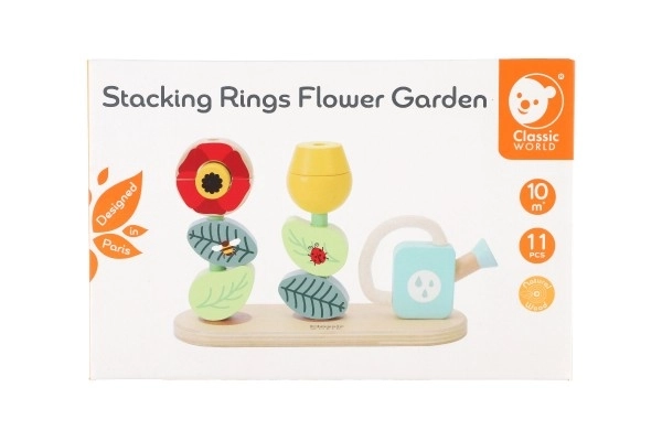 Wooden Flower Garden Puzzle