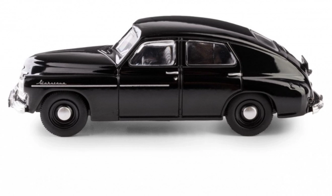 Vintage PRL Warsaw Model Car - Black