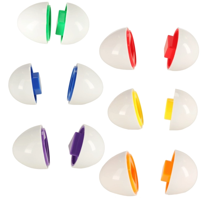 Educational Shape and Color Matching Eggs Set