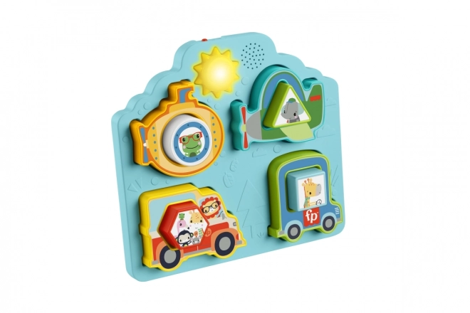 Fisher-Price Vehicles and Shapes Puzzle with Lights and Sounds