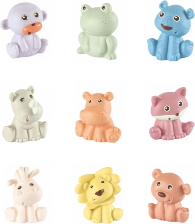 Rubber Bath Animals 3 pcs