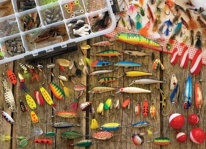 Cobble Hill Fishing Lures Puzzle 1000 Pieces