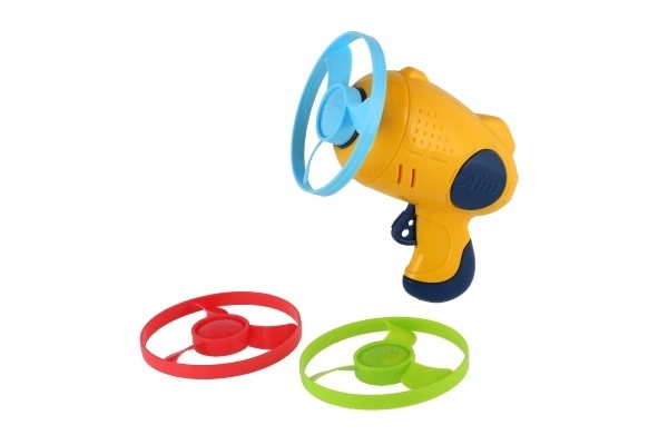 Flying Disk Set with Starter Gun - Multicolor