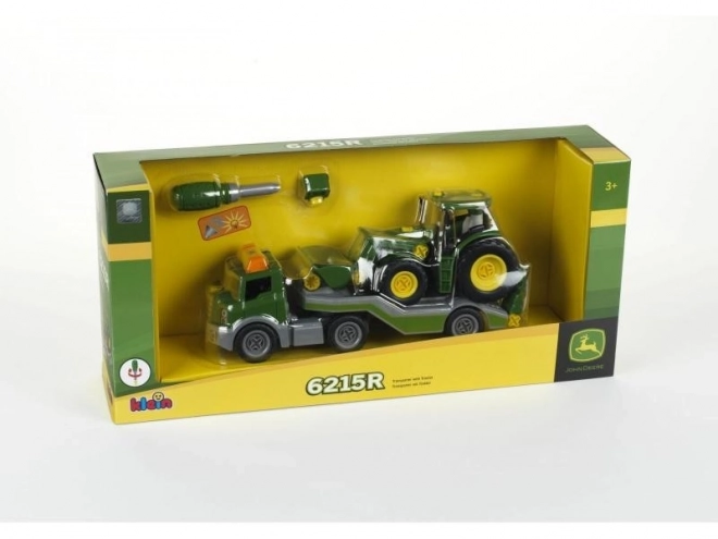 John Deere Tractor with Trailer Assembly Set