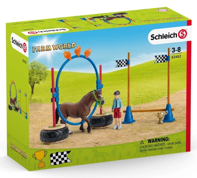 Schleich Farm World Pony Agility Race Set