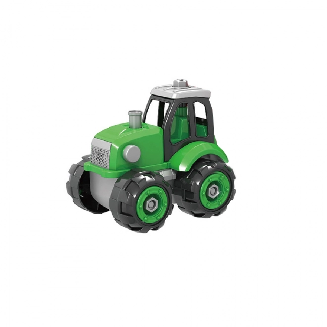 Screwable Tractor with Wood Trailer