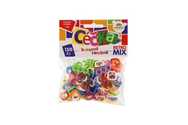 Colorful C Beads 150 pcs Retro Mix