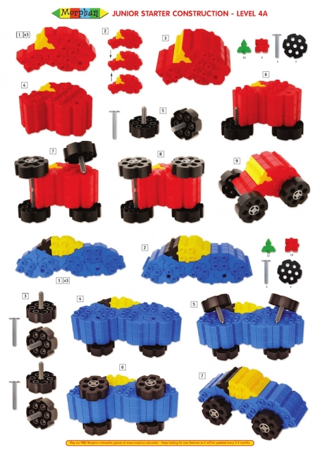 Mega building block set Morphun Starter, 600 pieces