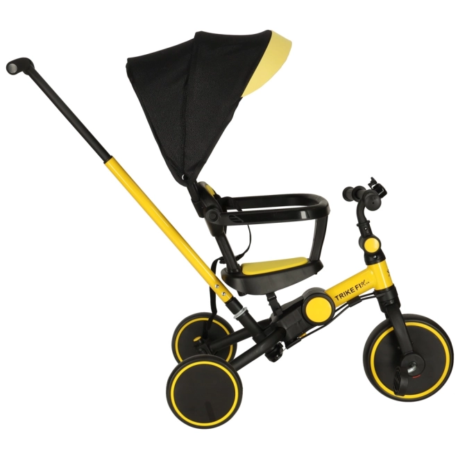 Yellow and Black Trike Fix V4 with Canopy – Yellow and Black