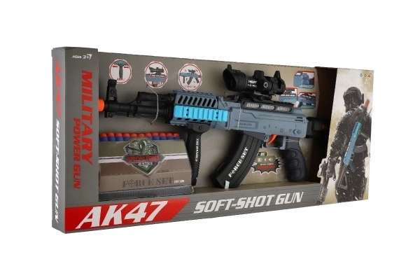 Toy Assault Rifle with Foam Darts and Light-up Sound Effects