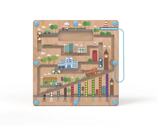 Magnetic City Play Board for Kids