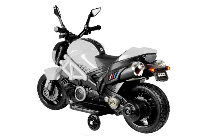 Battery-Powered Motorcycle GTM1188 White