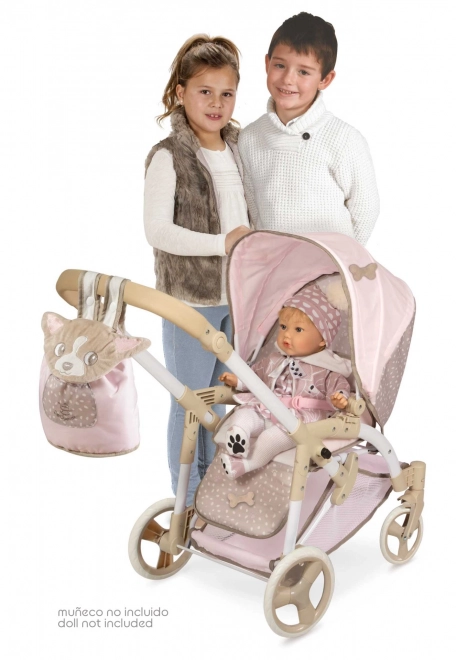 Foldable Doll Stroller 3 in 1 with Carry Bag Didi