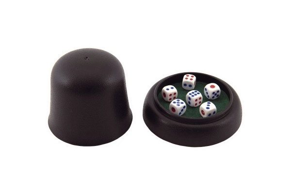 Dice Set with Cup