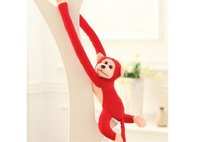 Plush Monkey with Sound Red 80 cm