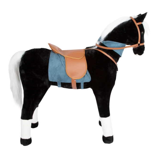 Small Foot Black Riding Horse XL with Sound