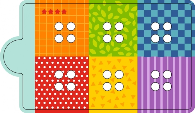 Magnetic Color Sorting Game with Dinosaur