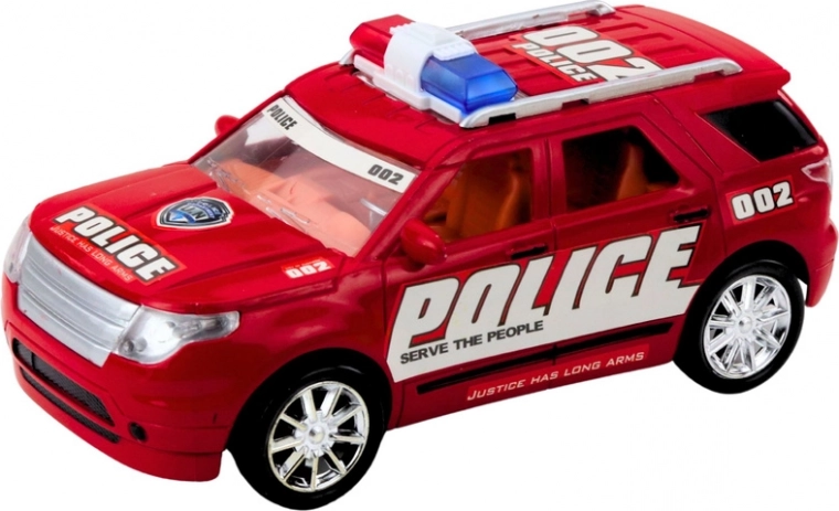 Podrobno radijsko vozilo s svetlobno rampo