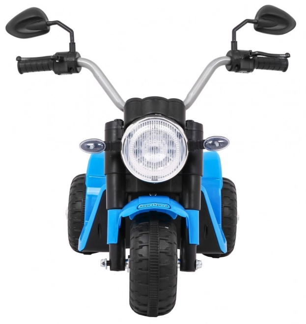 Mini ride-on bike with led lights blue