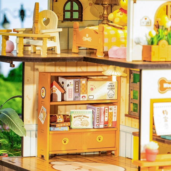 Kis házikó miniatűr Kiskutyaház