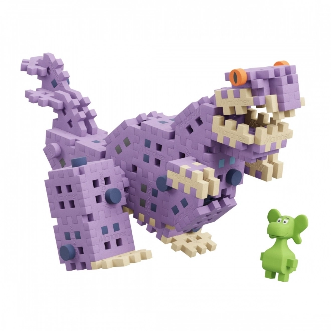 Mini Waffle Block Set with Diplodocus and T-Rex