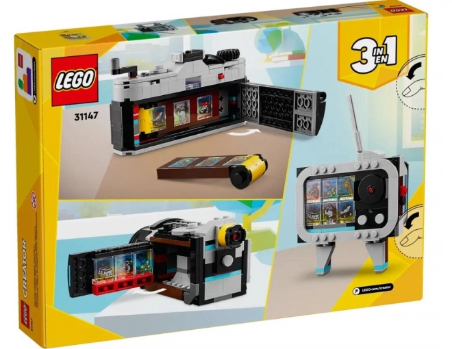 Retro Style Camera Building Set