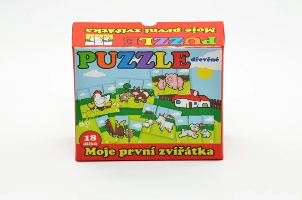 My First Animal Wooden Puzzle for Toddlers