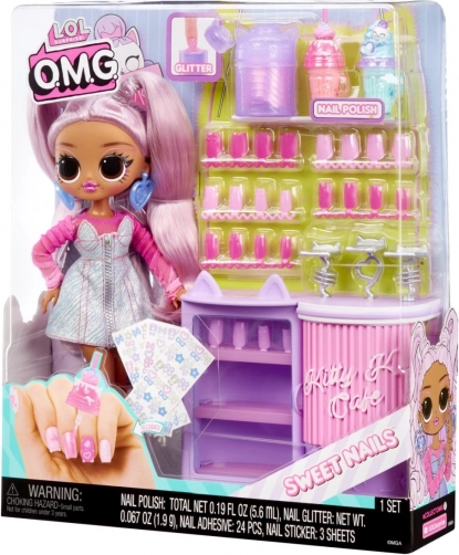 L.O.L. Surprise! OMG Sweet Nails set creativo con bambola