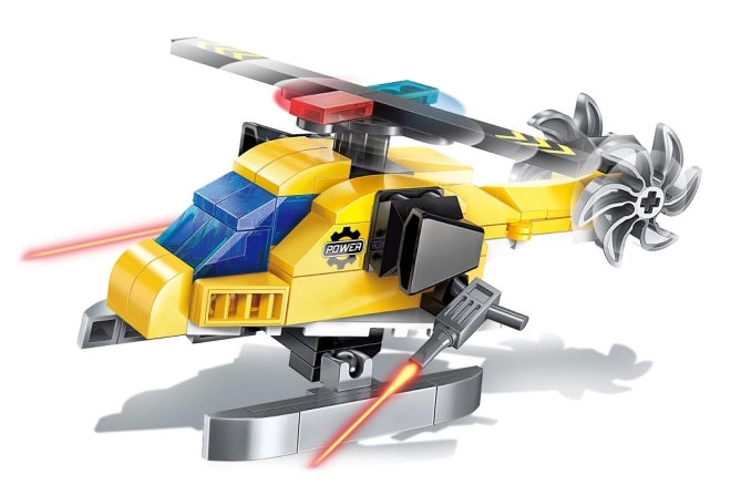 Qman The Legend of Chariot Helicopter Dragon Building Set