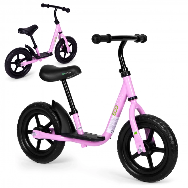 Pink Balance Bike for Children by ECOTOYS