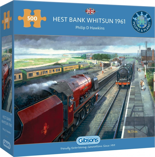 Gibsons Jigsaw Puzzle Hest Bank Whitsun 1961