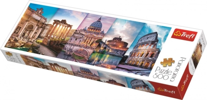 Trefl panoramic puzzle travel through italy