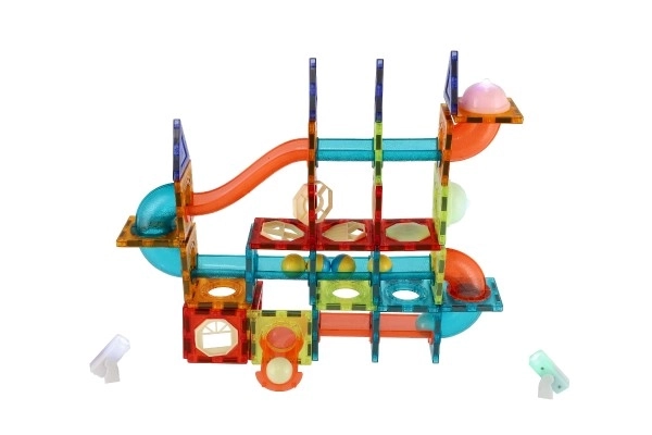 Magnetic Marble Run Assembly Set