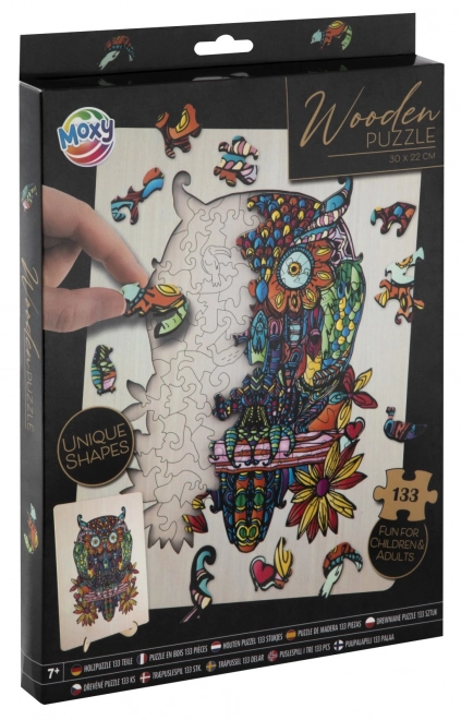 Animal and Object Shaped Owl Puzzle