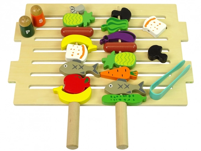 Wooden Grill Play Set