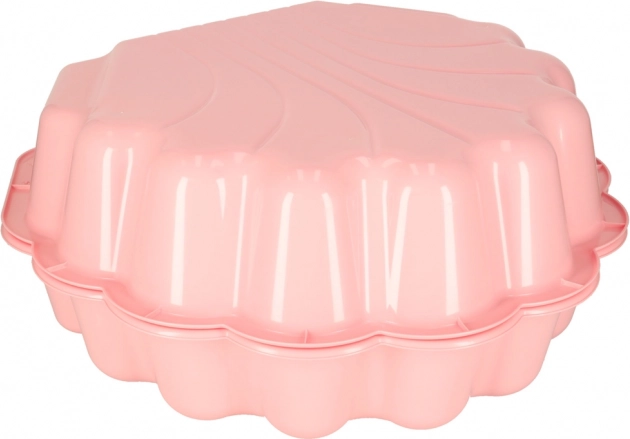 Bac à sable refermable Coquille 2 en 1 - rose