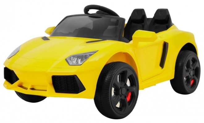 Budoucí bateriové auto + Dálkové ovládání + Pomalý start + EVA + MP3 USB + LED dioda – Žluté