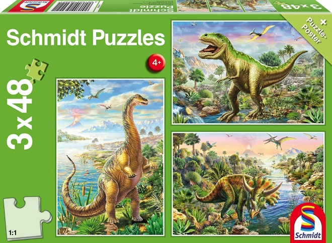 Dinosaur Adventure Puzzle Set