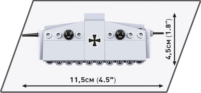 COBI Construction Blocks Sturmpanzerwagen A7V Model
