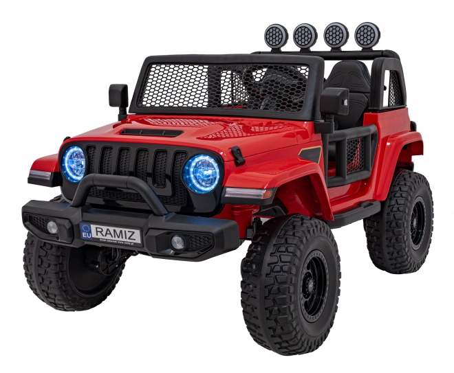 Detské terénne auto Off-Road červené – Červená