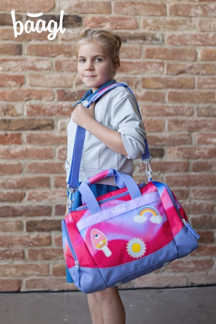 Baagl Kids Sports Bag Hippie