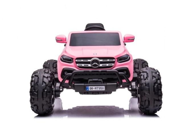 Electric Ride-On Car Mercedes 4x4 Pink