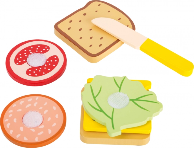 Wooden Sandwich Play Set